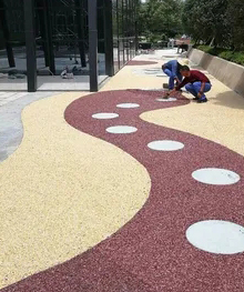 胶粘石透水地坪